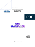 Administracion de La Produccion