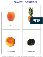 6 Vocabulary Flashcards Fruits