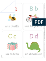 1 French ABC Flash Cards A4