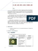 Hidrologia Aforo Con Tubo de Pitot