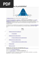 Distribución de Probabilidad