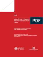 Diagnostico Yproceso de Intervención de Un Manuscrito Del s . Xvii