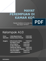 Mayat Perempuan Di Kamar Kos