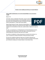 06-09-16 Cierra Aguah Bulevar Colosio Como Medida Preventiva Por Huracán Newton