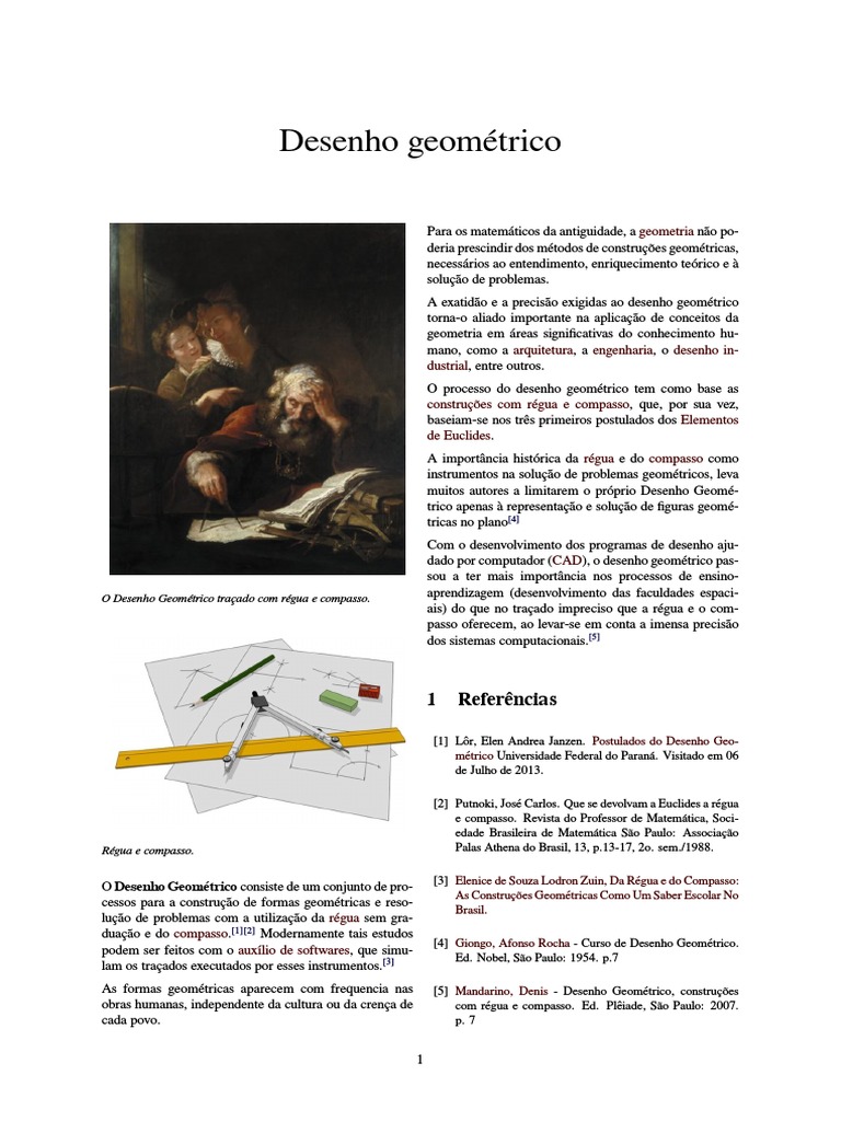 Desenho Geométrico PDF | Download grátis PDF | Geometria | Desenho