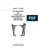 (Claude V. Palisca) Humanism in Italian Renaissanc PDF