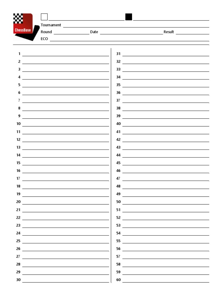 Score Sheet | PDF