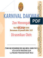 Buku Pelawat Karnival Dakwah 2016