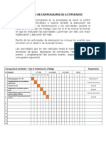 Comision de Cronograma de Actividades