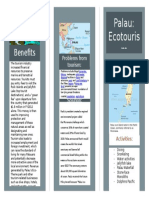 Palau: Ecotouris M: Benefits