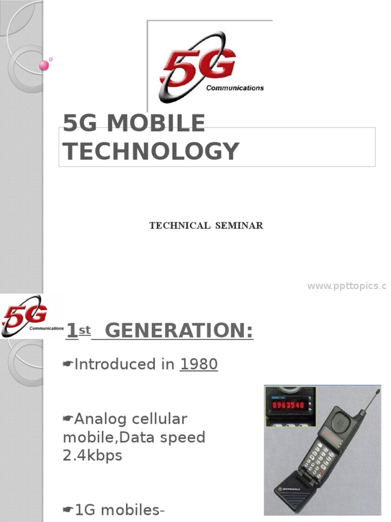 5G Mobile Technology Overview | PDF | 4 G | Wi Max