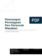 Rancangan Perniagaan Pes Perencah Masakan