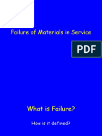 Failure of Materials in Service