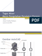 Tugas Mixer Autocad