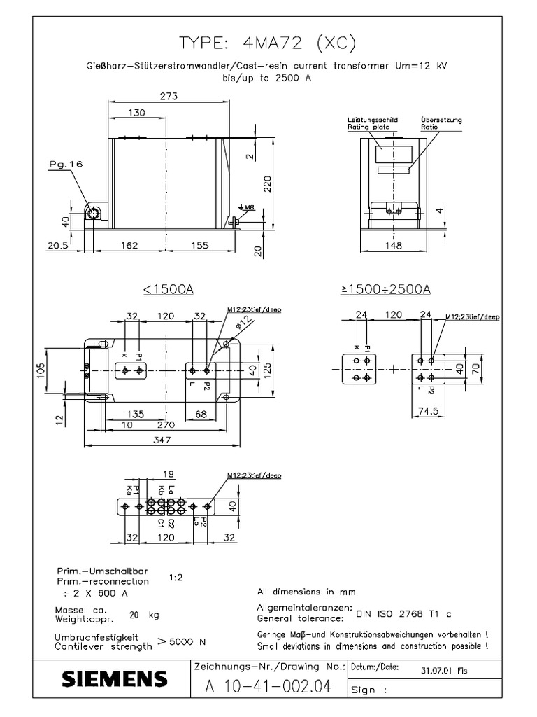 Dimensional Drawing 4MA72-XC - en | PDF