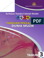 Panduan Pengajaran Dunia Muzik Tahun 3 PDF