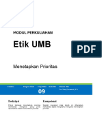 MODUL PERKULIAHAN 9 Menetapkan Prioritas