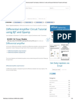 Differential Amplifier Circuit Tutorial Using BJT and Opamp – Electronic Circuits and Diagram-Electronics Projects and Design_IMPP