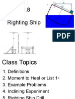 Lesson 4.8 Righting Ship