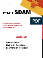 Potsdam: Presentation Course Name: Huynh Truong Ly Class: Gpem 2016