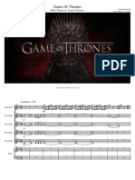 Game of Thrones Flute Quintet Piano