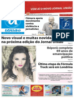 Jornal União, Exemplar Online Da 10/11 A 16/11/2016.