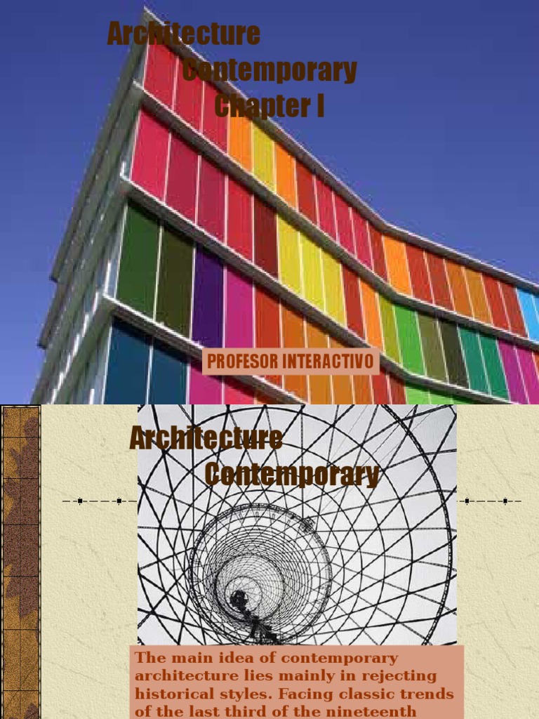 Overview of Contemporary Architecture | PDF | Art Nouveau | Art Media