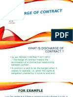 Discharge of Contract: Made By