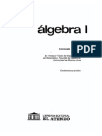 Algebra I - Armando Rojo PDF