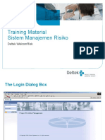 Training Material Sistem Manajemen Risiko: Deltek Welcomrisk