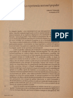 Eduardo Valenzuela- La Experiencia Nacional Popular en Chile. SUR-PR-0020-02