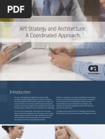 API Strategy and Architecture a Coordinated Approach