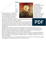 Biografía de José Stalin y Programa