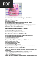 Cara Merubah Password Celengan ATM Mini