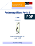 Fundamentals of Plasma