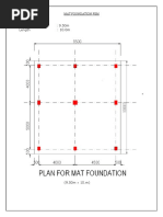 Mat Foundation Fem Data: Width L: 9.50M Length: 10.0M