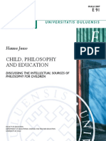 Child, Philosophy and Education