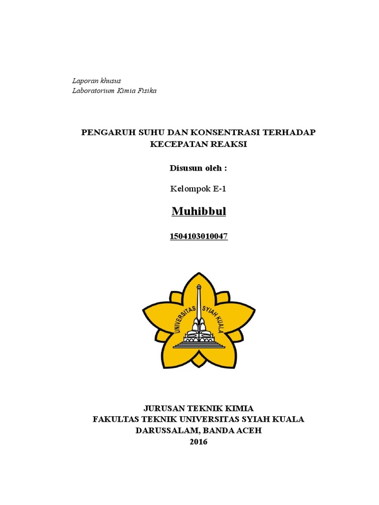 Cover Laporan Unsyiah