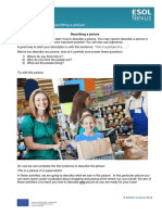 Activities - Vocab - Describing A Picture PDF