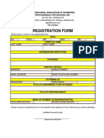 Registration Form: Please Place A Check On The Appropriate Box