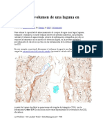 Calcular El Volumen de Una Laguna en ArcGIS