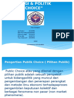 Sosiologi & Politik (Public Choice)