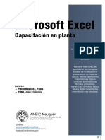 Microsoft Excel - Capacitación en Planta