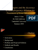 RF Ablation Accuracy for Liver Metastases Treatment