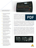 BEHRINGER - X32 P0ASF - Product Information Document