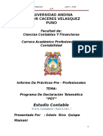 Informe de La u Eddy-1