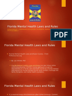 Florida Mental Health Laws and Rules