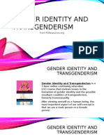 Gender Identity and Transgenderism