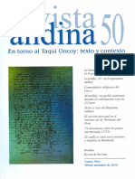 Revista Andina Taky Oncoy PDF