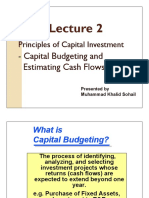 Capital Budgeting and Cash Flow Estimation for Investment Projects